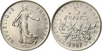 France 5 Francs Semeuse, Paris, Nickel Clad Copper-Nickel -