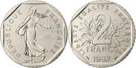 France 2 Francs Semeuse, Paris, Nickel, Gadoury:547, KM:942.1 -