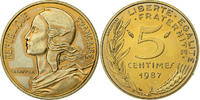 France 5 Centimes Marianne, Paris, Aluminum-Bronze -