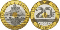 France 20 Francs Paris, Proof, Bimetallic, Gadoury:871a -