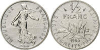 France 1/2 Franc Semeuse, Monnaie de Paris, série FDC, Nickel -