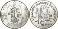 France 10 Euro Semeuse, Nouveau franc, Proof, Monnaie de Paris, Silver -