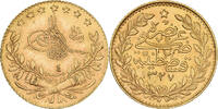 25 Kurush Qustantiniyah Türkei Muhammad V, 1917, Qustantiniyah, Gold, VZ, KM:773 VZ