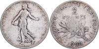 France 2 Francs Semeuse, Paris, Silver, Gadoury:532, KM:845.1 -