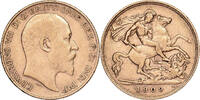 Great Britain 1/2 Sovereign Edward VII, Gold, KM:804 -