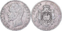 France 5 Francs Napoleon III, Strasbourg, Silver -