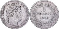 France 5 Francs Louis-Philippe, Nantes, Silver, Gadoury:678 -