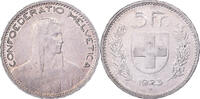 Switzerland 5 Francs Bern, Silver, KM:37 -