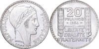 France 20 Francs Turin, Paris, Silver, Gadoury:852, KM:879 -