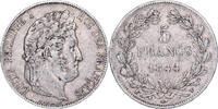 France 5 Francs Louis-Philippe, Lille, Silver, KM:749.13 -