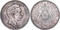 Kingdom of Prussia 3 Mark Wilhelm II, Berlin, Silver, KM:527 -