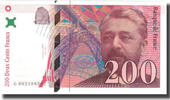 France 200 Francs Eiffel, Fayette:75.1, KM:159a -