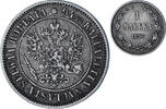 Finland Markka Alexander III, Helsinki, Silver, KM:3.2 -