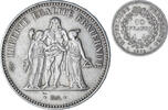 France 50 Francs Hercule, Paris, Avers 20 francs, Silver -