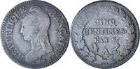 France 5 Centimes Dupré, Paris, Copper, Gadoury:126 -
