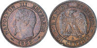 France 1 Centime Napoleon III, Paris, Bronze, Gadoury:86 -