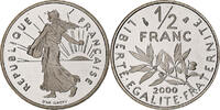 France 1/2 Franc Semeuse, Paris, Série BE / Proof, Nickel -