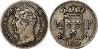 France 1/4 Franc Charles X, Paris, Silver, Gadoury:353 -