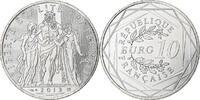 France 10 Euro Hercule, Paris, Silver -