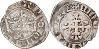 France Double Parisis Charles IV, Billon, Duplessy:244b -