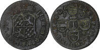 Prince-Bishopric of Liège Liard John Theodore, Liege, Copper -