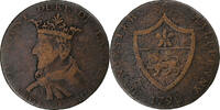 United Kingdom 1/2 Penny John of Gaunt, Lancaster Halfpenny, Copper -