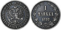 Finland Markka Alexander III, Helsinki, Silver, KM:3.2 -