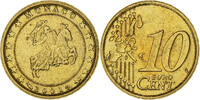 France 10 Euro Cent Rainier III, Paris, Nordic gold, KM:170 -