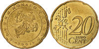 France 20 Euro Cent Rainier III, Paris, Nordic gold, KM:171 -