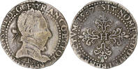 France 1/2 Franc au col plat Henri III, Rouen, Contemporary forgery -