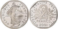 France 2 Francs Semeuse, Paris, Proof, Nickel, Gadoury:547b -