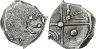 Drachme à la tête triangulaire Cadurci, Silver -