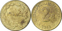 France 2 Francs France Libre, Philadelphia, Cupro-Aluminium -