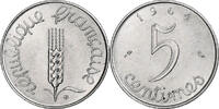 France 5 Centimes Épi, Paris, Stainless Steel, Gadoury:172 -