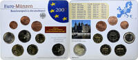 GERMANY - FEDERAL REPUBLIC Set 1 ct. - 2 Euro + 2€ Schloss Schwerin, Coin -