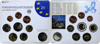 GERMANY - FEDERAL REPUBLIC Set 1 ct. - 2 Euro + 2€ Kölner Dom, Coin card -