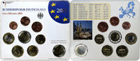 GERMANY - FEDERAL REPUBLIC Set 1 ct. - 2 Euro + 2€ Kölner Dom, Coin card -