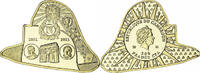 Cameroon 500 Francs CFA Bicorne, Copper-Nickel Gilt -