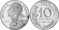 France 10 Centimes Marianne, MDP, Piéfort, Silver -