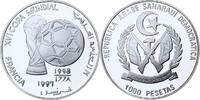 SAHARAWI ARAB DEMOCRATIC REPUBLIC 1000 Pesetas World Cup France 1998 -