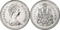 Canada 50 Cents Elizabeth II, Ottawa, Proof, Nickel, KM:75.2 -