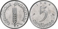 France 5 Centimes Épi, Paris, Stainless Steel, Gadoury:172 -