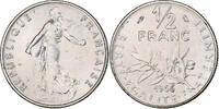 France 1/2 Franc Semeuse, Paris, Nickel, Gadoury:429 -