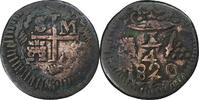 Colombia 1/4 Réal Siege of Santa Marta, Santa Marta, Copper -