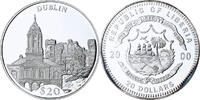 Liberia 20 Dollars Dublin, Proof, Silver -