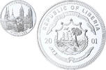 Liberia 20 Dollars Luxembourg, Proof, Silver -