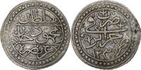 Algeria 1/8 Budju Mahmud II, Silver -