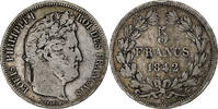France 5 Francs 1842 Lille Louis-Philippe, Lille, Silver, Gadoury:678 S+ 29,95 EUR  plus 4,95 EUR verzending