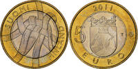 Finland 5 Euro Provinces - Karelia, Vantaa, Bi-Metallic -