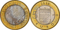 Finland 5 Euro Uusimaa, Vantaa, Bi-Metallic, KM:160 -
